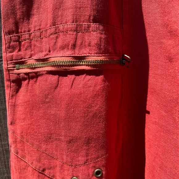 Linen A-Line Skirt - Picture 2 of 3